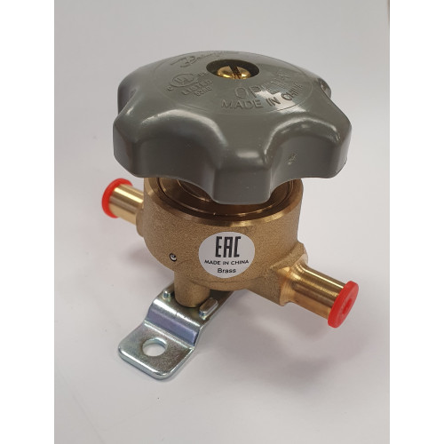 Danfoss Shut Off Diaphragm Valve - Inlet size [in]: 1/4 in, Outlet size [in]: 1/4 in (009G0102)