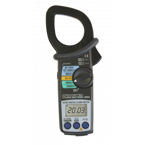 Kewtech Digital AC/DC Clamp 2000A/1000 V/DC  Jaw 55mm (without calibration)