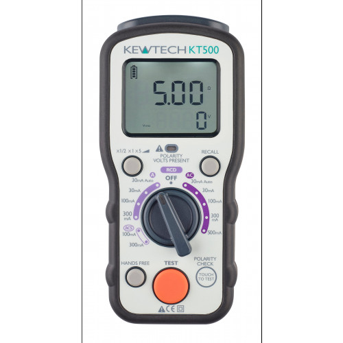 Kewtech Digital RCD Tester AC, A Selective (without calibration)