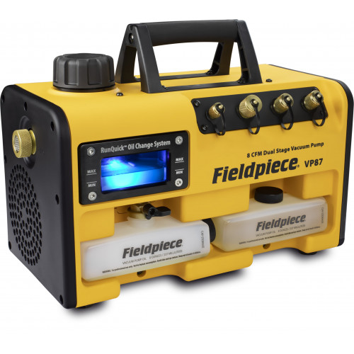 Fieldpiece VP87UK RunQuick™ 8CFM Vacuum Pump UK 110 volt A2L