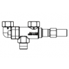 Castel Changeover Valve (Dual Port) 3032/108 (1.1/4" NPT Inlet x 1" NPT Outlet)